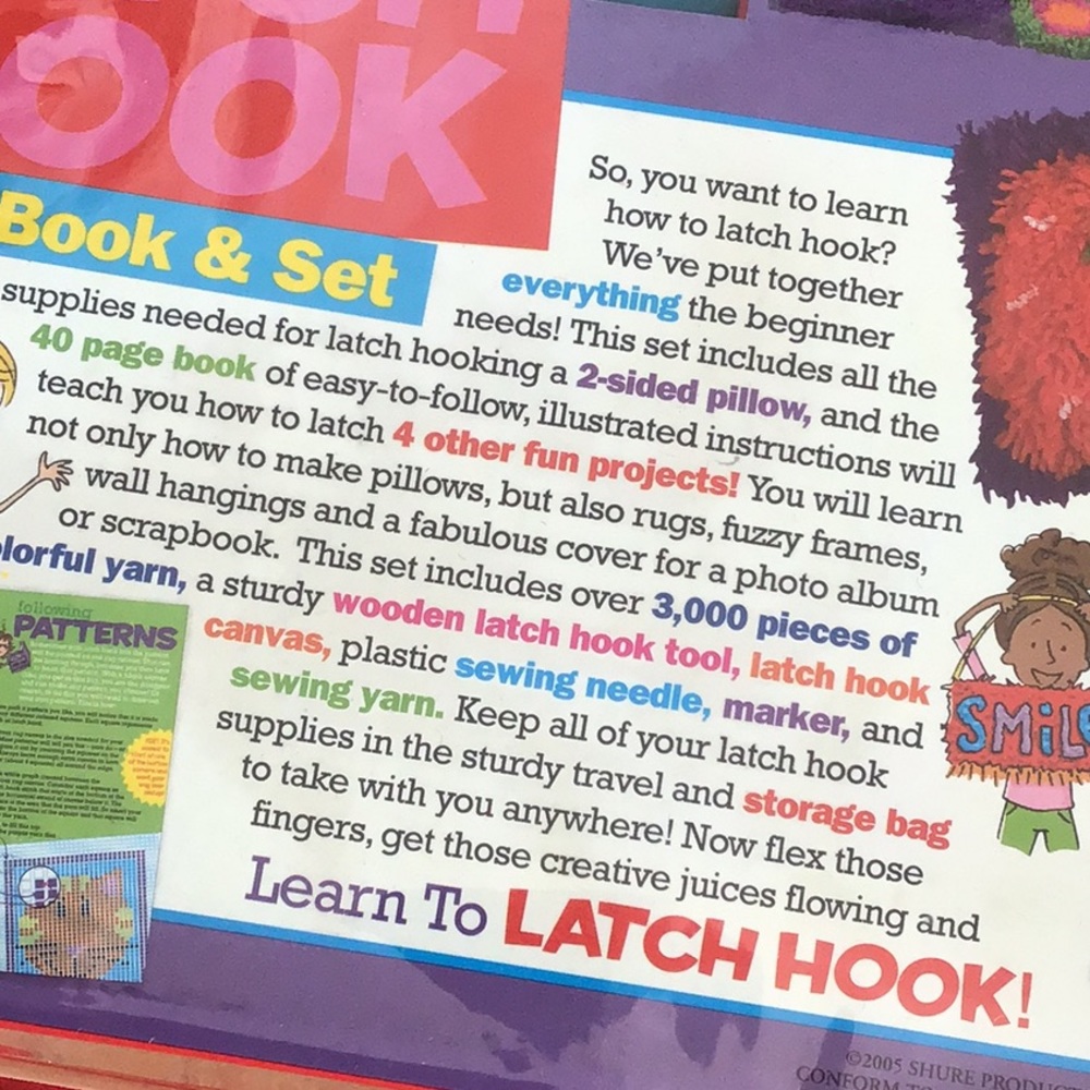 Latch Hook Book & Set - Picture 14 of 16